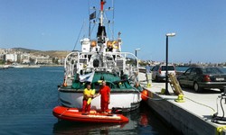 Λέσβος - Δωρεά ναυαγοσωστικού σκάφους τύπου Inflatable Rescue Boat-I.R.B. από την DLRG
