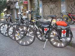 Ποδηλατική Αποστολή στο ιστορικό κέντρο της Αθήνας - Σώμα Εθελοντών Σαμαρειτών Διασωστών & Ναυαγοσωστών Αθηνών