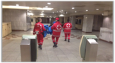 Υγειονομική υποστήριξη χώρων Μετρό για αστέγους - Σώμα Εθελοντών Σαμαρειτών Διασωστών & Ναυαγοσωστών Αθήνας