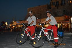 Περιπολίες ποδηλατικής ομάδας στα Χανιά - Σώμα Εθελοντών Σαμαρειτών Διασωστών & Ναυαγοσωστών Χανίων