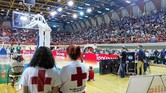 Αγώνας Καλαθοσφαίρισης Κυπέλλου Ελλάδος  Ανδρών μεταξύ των ομάδων  ΚΑΕ «ΓΥΜΝΑΣΤΙΚΟΣ ΛΑΡΙΣΑΣ – ΦΑΡΟΣ» και της ΚΑΕ «ΠΑΝΑΘΗΝΑΪΚΟΣ SUPERFOODS» - Υγειονομική κάλυψη από το Σώμα Εθελοντών Σαμαρειτών Διασωστών και Ναυαγοσωστών Ελληνικού Ερυθρού Σταυρού του Περιφερειακού Τμήματος Λάρισας