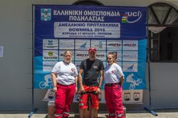 Πανελλήνιο Πρωτάθλημα Κατάβασης (DH) Ορεινής Ποδηλασίας 2016 - Σώμα Εθελοντών Σαμαρειτών Διασωστών & Ναυαγοσωστών Τρίπολης