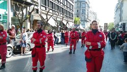 Περιφορά Επιταφίου Αγίου Μηνά - Συμμετοχή του Σώματος Εθελοντών Σαμαρειτών Διασωστών & Ναυαγοσωστών Θεσσαλονίκης
