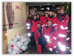 Ο Ελληνικός Ερυθρός Σταυρός στηρίζει τους άστεγους - Δράση street work από το Σώμα Εθελοντών Σαμαρειτών Διασωστών & Ναυαγοσωστών Αθηνών