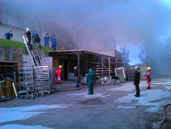 Ρέθυμνο - Φωτιά στις εγκαταστάσεις της Creta Farms.
