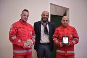 Τιμητική βράβευση του Σώματος Σαμαρειτών του Περιφερειακoύ Τμήματος Ε.Ε.Σ. Πάτρας