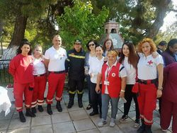 Ετήσια “ Άσκηση Πυρόσβεσης “ της πυροσβεστικής υπηρεσίας Κιλκίς - Συμμετοχή του Σώματος Εθελοντών Σαμαρειτών, Διασωστών & Ναυαγοσωστών Κιλκίς