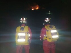 Συνδρομή εθελοντών του Περιφερειακού Τμήματος Ε.Ε.Σ. Σητείας σε κατάσβεση πυρκαγιών