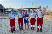 Υγειονομική κάλυψη του Παγκόσμιου και Ευρωπαϊκού Πρωταθλήματος Πάλης στην Άμμο από το Σώμα Σαμαρειτών του Περιφερειακού Τμήματος Ε.Ε.Σ. Κατερίνης