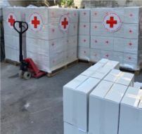Αναχώρησε η ανθρωπιστική βοήθεια του Ελληνικού Ερυθρού Σταυρού για το Λίβανο
