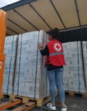 Αποστολή ανθρωπιστικής βοήθειας από τον Γερμανικό και τον Δανέζικο Ε.Σ στον Ελληνικό Ερυθρό Σταυρό στη Λέσβο