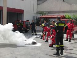 Πειραιάς - Εκπαίδευση στην Πυροσβεστική Υπηρεσία (2ο Π.Τ. Καμινίων)