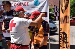Υγειονομική κάλυψη ποδηλατικού αγώνα από το Περιφερειακό Τμήμα Ε.Ε.Σ. Πύργου
